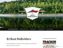 Tablet Screenshot of bjboatrebuilders.com